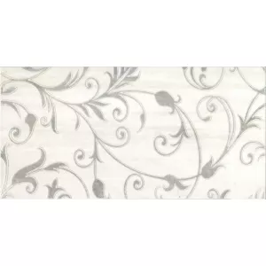 Декор Global Tile Silvia панно часть 1 серый 50*25 см