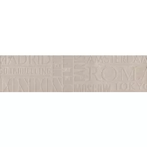 Декор Kerama Marazzi Про Матрикс шрифты бежевый светлый 15х60 см