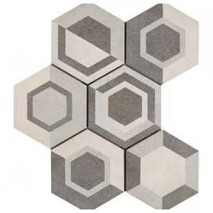 Декор Ragno Marazzi Rewind Decoro Geometrico Vanilla бежевый 21х18,2 см
