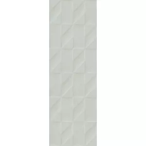 Плитка настенная Marazzi Outfit Grey Struttura Tetris 3D серый 25x76 см