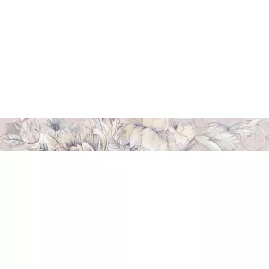 Бордюр Kerlife Delicato Bouquet Perla жемчужный 63*7.5 см
