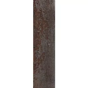 Керамогранит Serenissima Costruire Metallo Strong Mix Ruggine коричневый 30х120 см