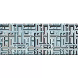 Декор Azori Nuvola Aqua Labirint 20,1х50,5 см